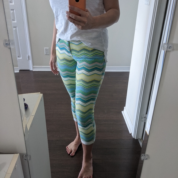 Celebrity Pink Original Cropped Denim- Multicolour Zigzag - Picture 2 of 9